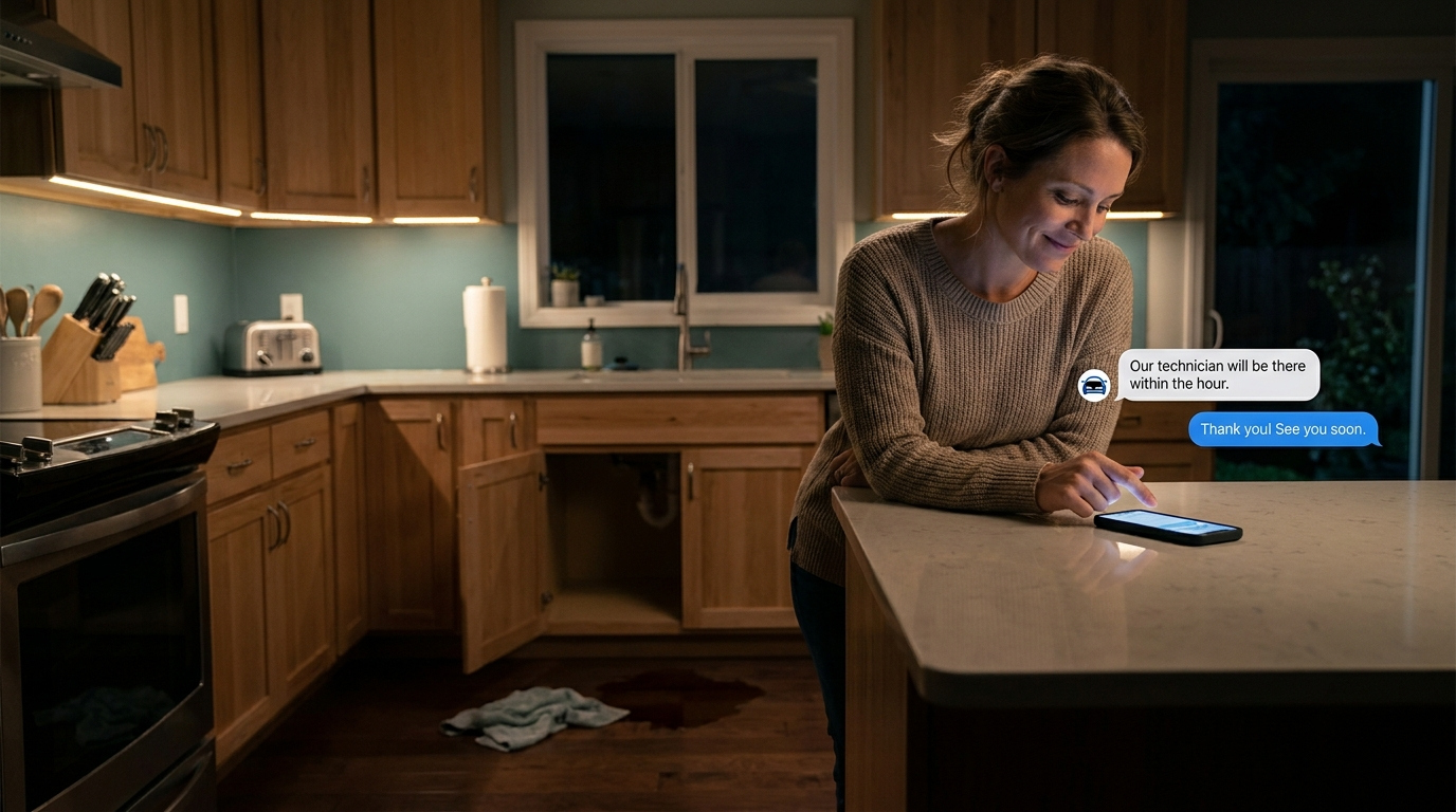 How a Website Chatbot Books $3,000 Jobs at Midnight (While You Sleep)